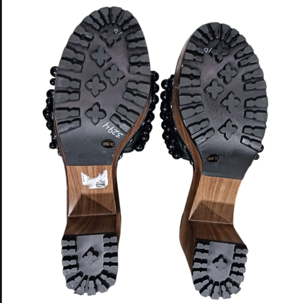 Jessica Simpson Telina2 Pearl Platform Block Heel Slide Sandals - Picture 7 of 9
